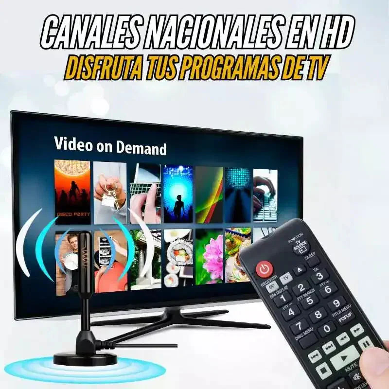 TV Digital Ultra HD + Canales Gratis Fácil instalacion + REGALO