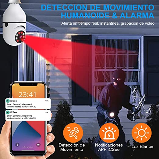 Cámara de seguridad inteligente-wifi.